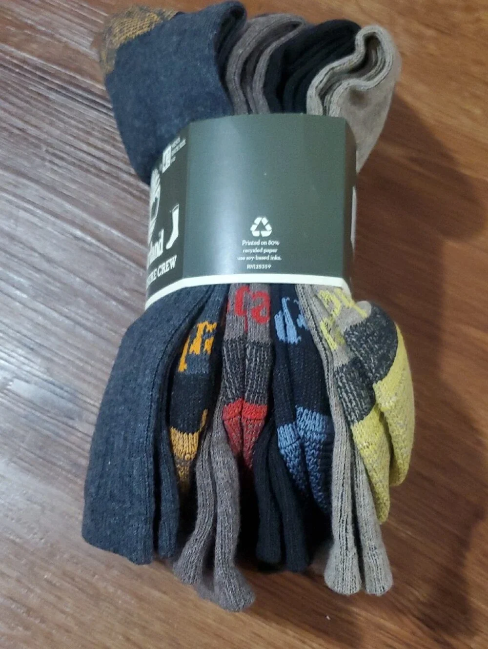 Timberland Men's Crew Socks - 4 Pack